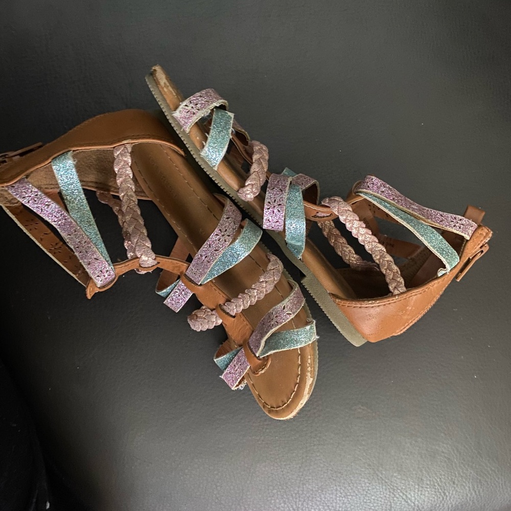 Colorful Strappy  Gladiator-style Sandals